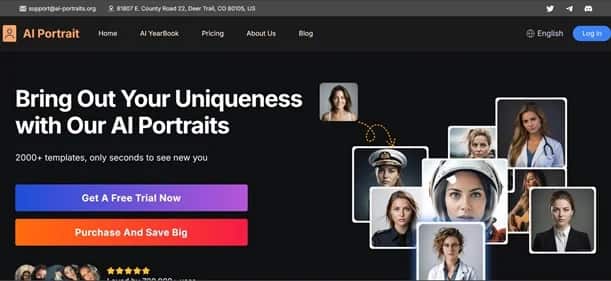 AI Portrait Generator - Tool preview