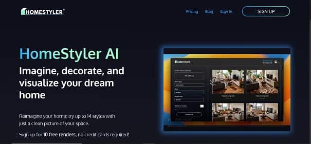 HomeStyler AI - Tool preview
