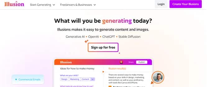 Illusion AI - Tool preview