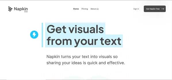 Napkin AI - Tool preview