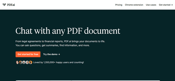 PDF.ai - Tool preview