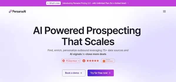 Persana AI - Tool preview