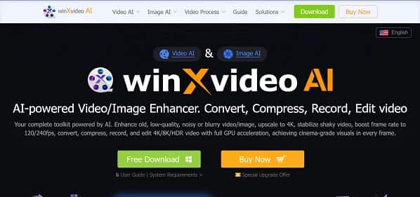 Winxvideo AI - Tool preview