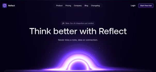 Reflect Notes - Tool preview