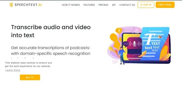 SpeechText.AI - Tool preview