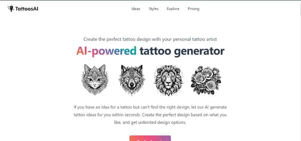 TattoosAI - Tool preview