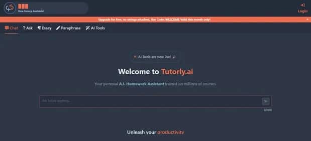 Tutorly.ai - Tool preview