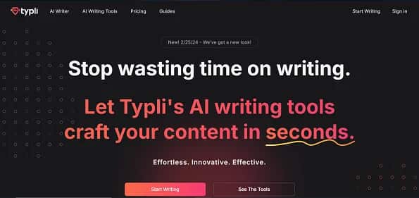 Typli.ai - Tool preview