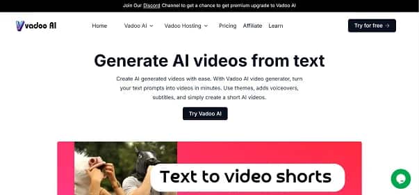 Vadoo AI - Tool preview