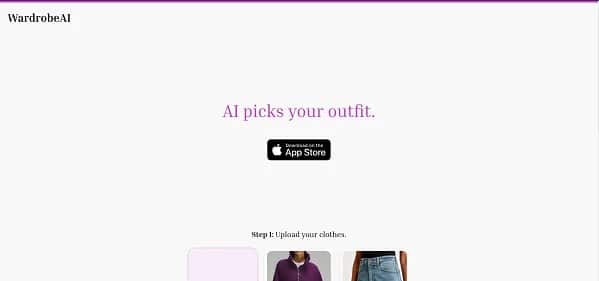 Wardrobe AI - Tool preview