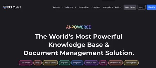 Bit.ai - Tool preview