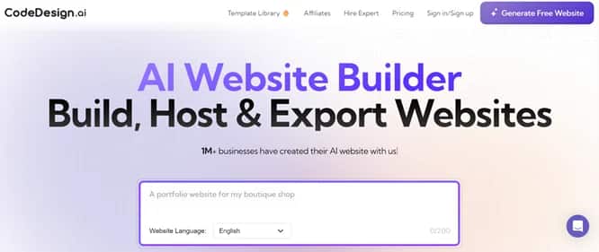 CodeDesign.ai - Tool preview