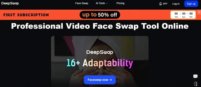Deepswap - Tool preview