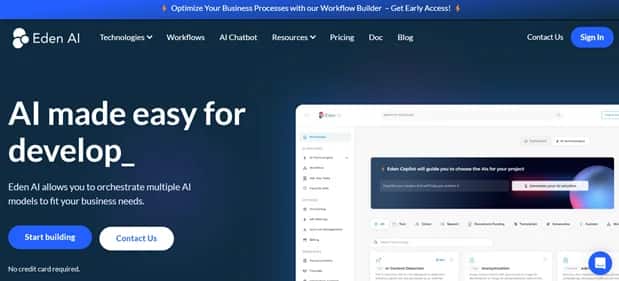 Eden AI - Tool preview
