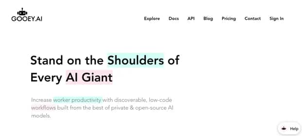 Gooey.AI - Tool preview