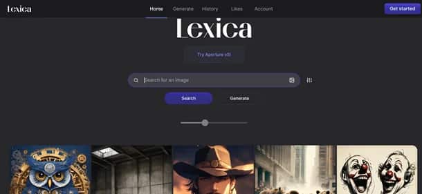 Lexica - Tool preview