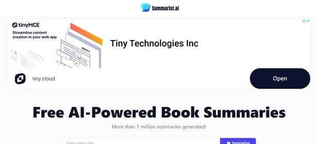 Summarist.ai - Tool preview