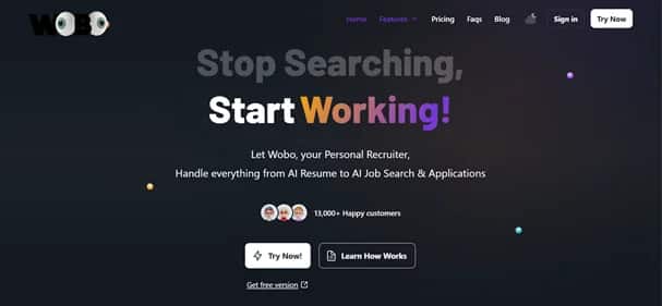 Wobo Ai - Tool preview