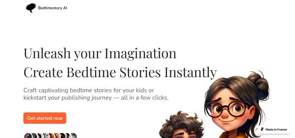Bedtimestory.ai - Tool preview