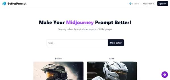 BetterPrompt - Tool preview