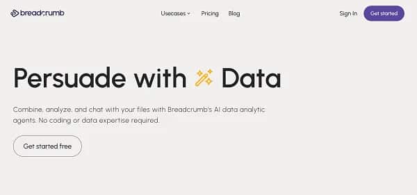 Breadcrumb - Tool preview