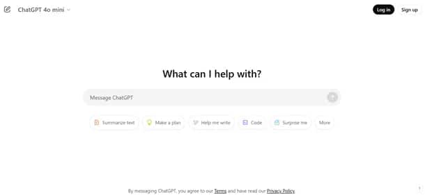 ChatGPT - Tool preview