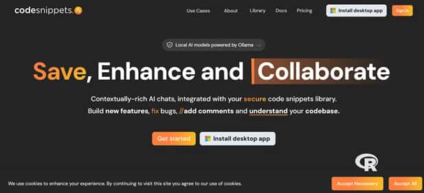 Code Snippets AI - Tool preview