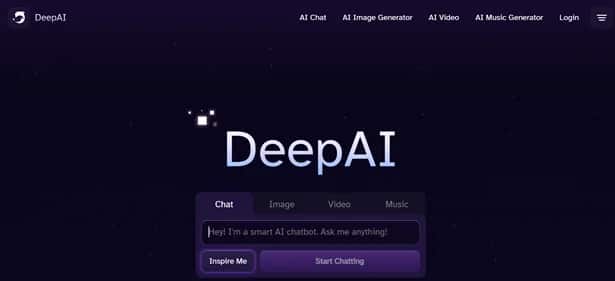 DeepAI - Tool preview