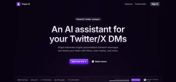 Drippi.ai - Tool preview