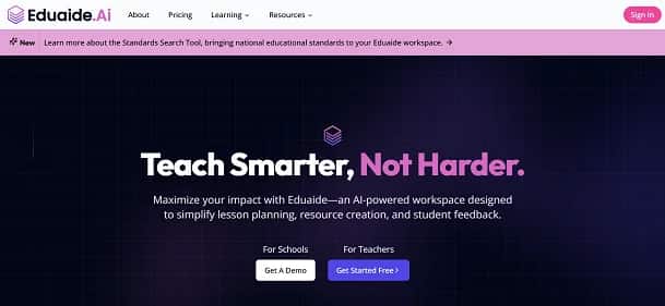 EduAide - Tool preview