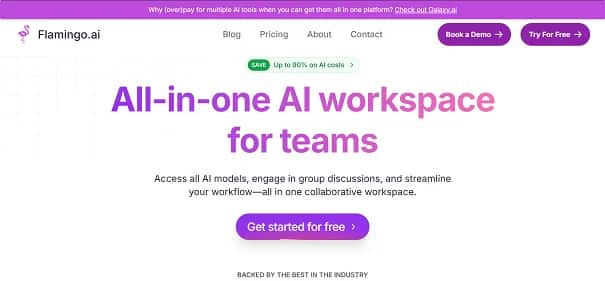 Flamingo AI - Tool preview