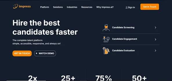 impress.ai - Tool preview