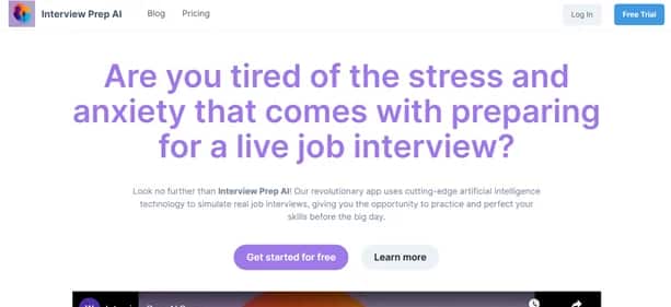 InterviewPrep AI - Tool preview