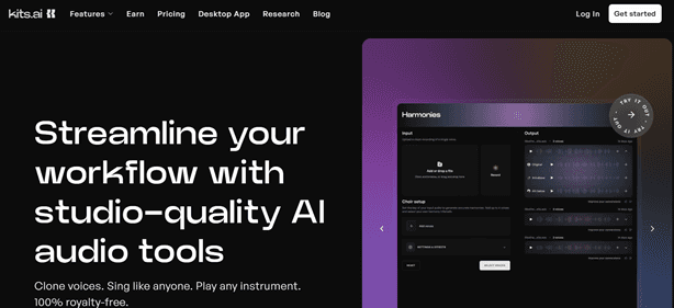Kits.AI - Tool preview