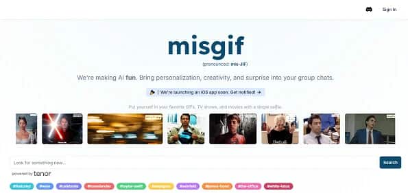 misgif - Tool preview