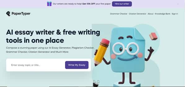 PaperTyper - Tool preview
