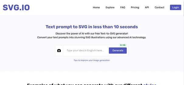 SVG.io - Tool preview