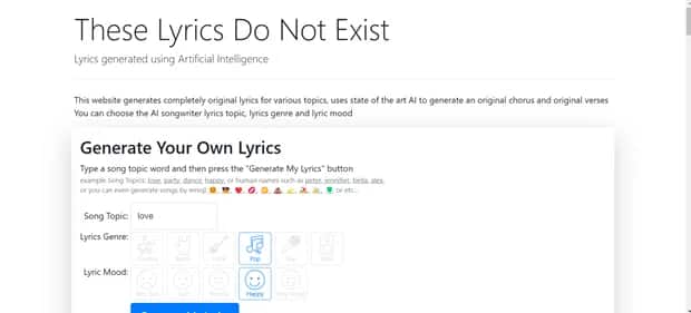 These Lyrics Do Not Exist - Tool preview