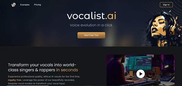 Vocalist.ai - Tool preview
