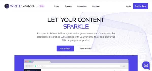 WriteSparkle - Tool preview