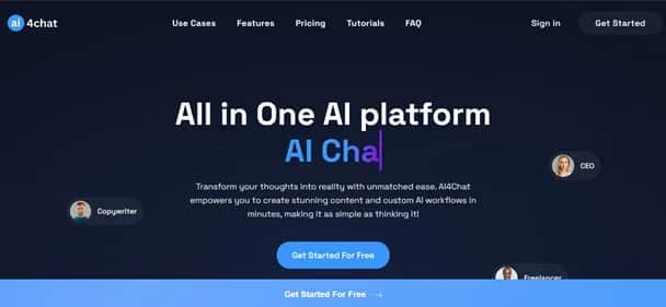 AI4Chat - Tool preview