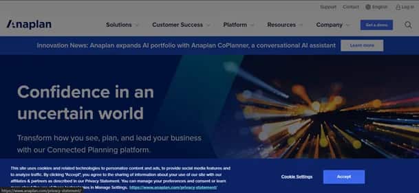 Anaplan - Tool preview