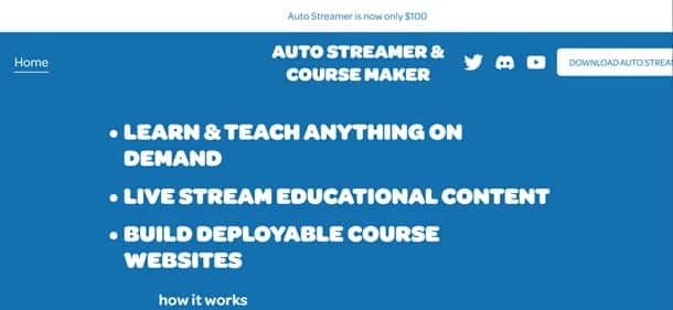 Auto Streamer & Course Maker - Tool preview