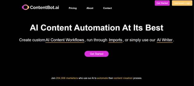 ContentBot - Tool preview