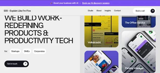 Eli5 Product Studio - Tool preview