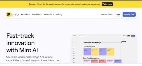 Miro AI - Tool preview