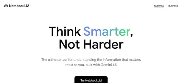 NotebookLM - Tool preview