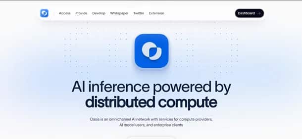 Oasis AI - Tool preview