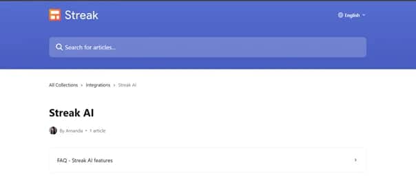 Streak - Tool preview