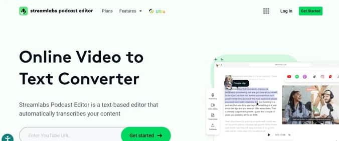 Streamlabs Podcast Editor - Tool preview